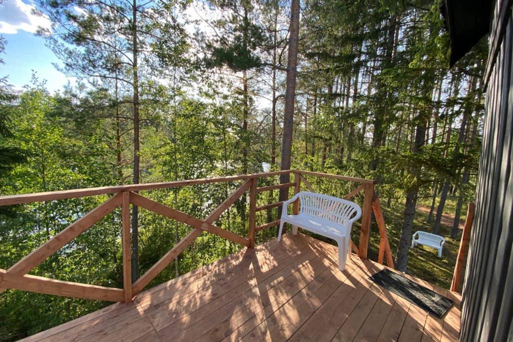 Viking House In The Tree! Jacuzzi, Sauna,Apkure! Lici  Exterior foto