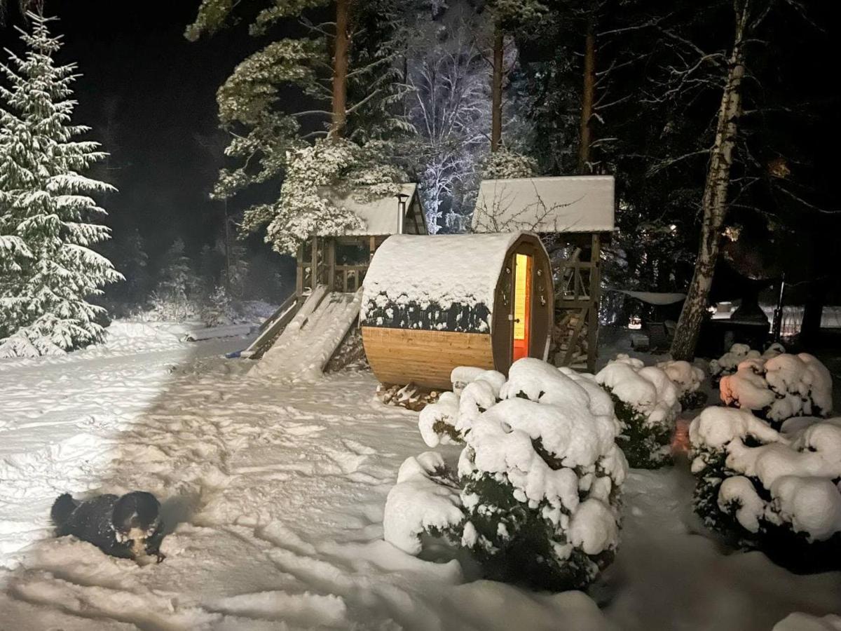 Viking House In The Tree! Jacuzzi, Sauna,Apkure! Lici  Exterior foto